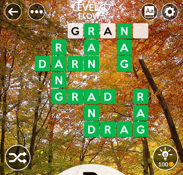 Wordscapes level 37