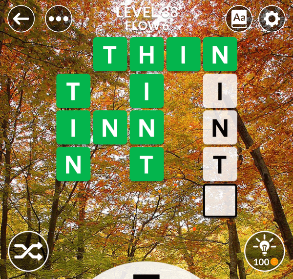 Wordscapes level 38