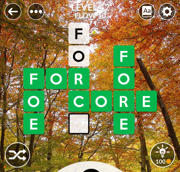 Wordscapes level 42