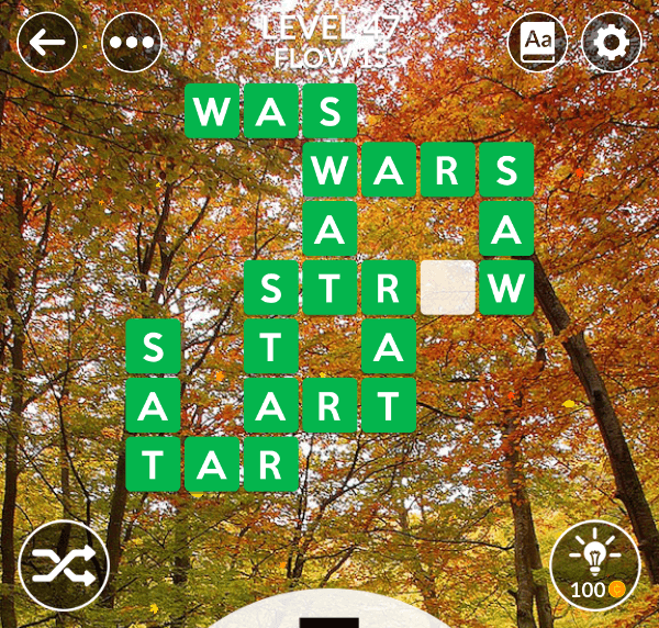 Wordscapes level 47