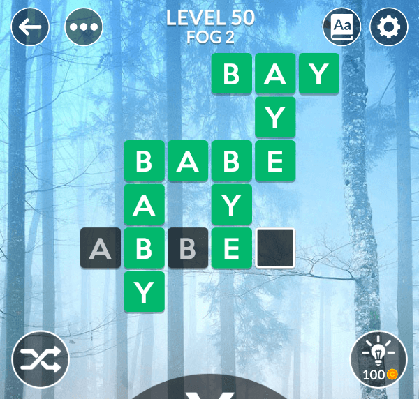 Wordscapes level 50