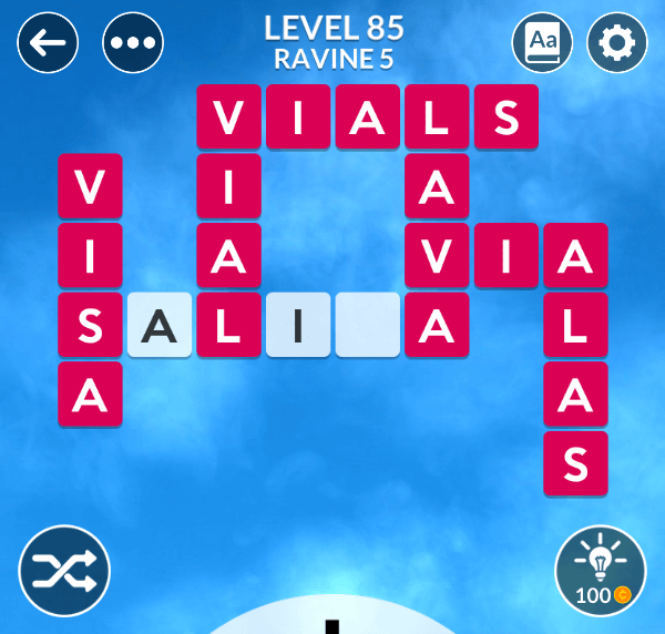 Wordscapes level 85