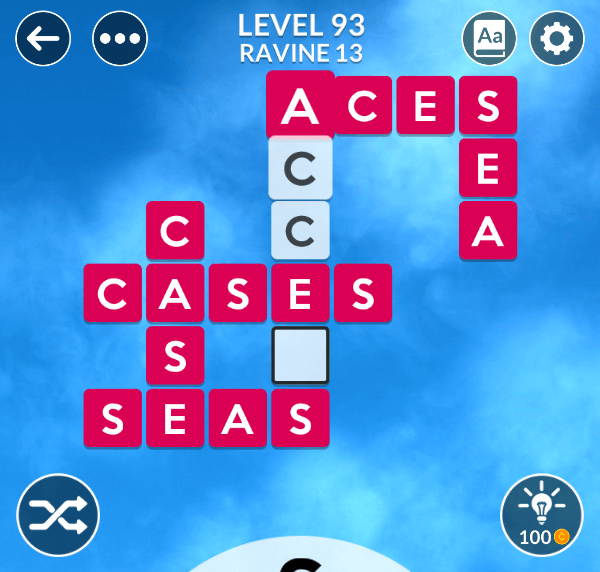 Wordscapes level 93