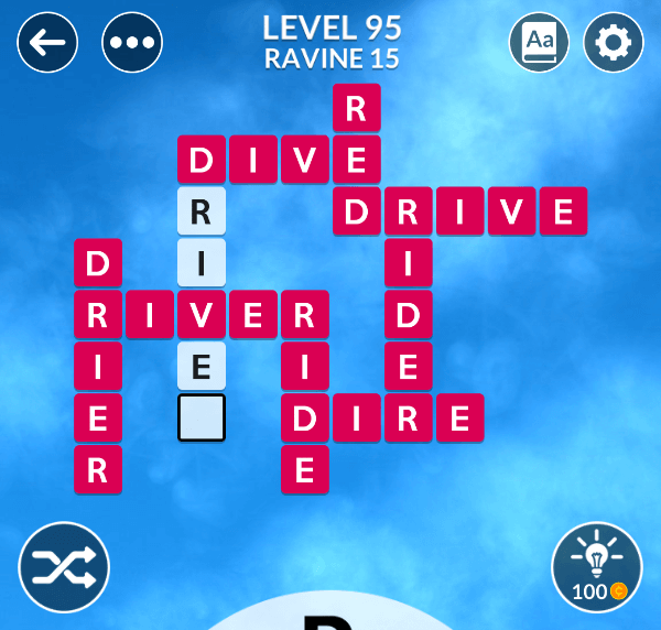 Wordscapes level 95