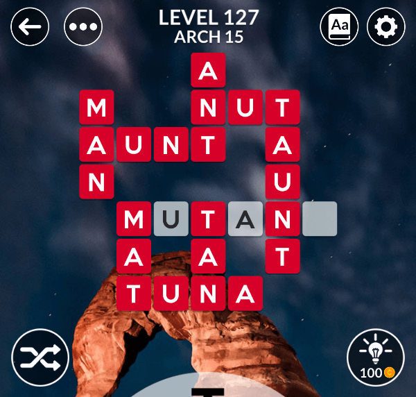 Wordscapes level 127