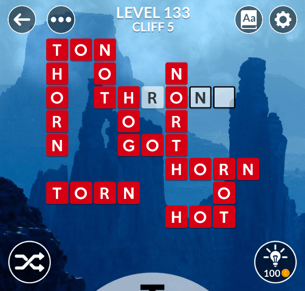 Wordscapes level 133