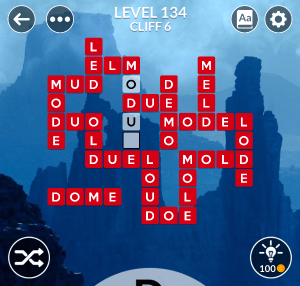 Wordscapes level 134