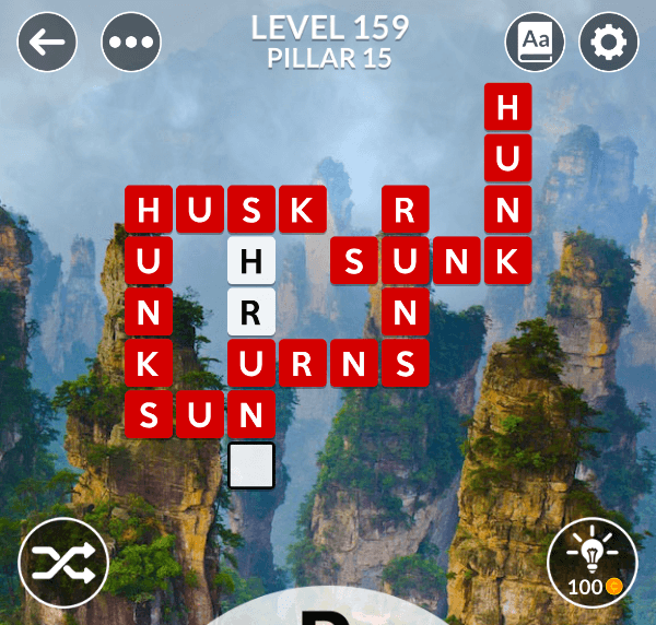 Wordscapes level 159
