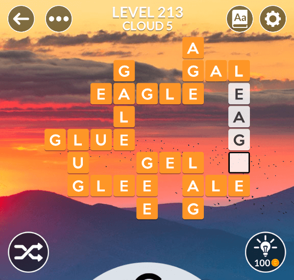 Wordscapes level 213