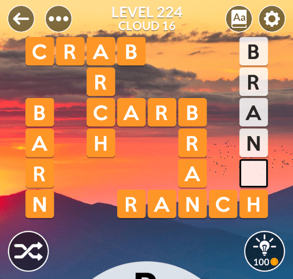 Wordscapes level 224