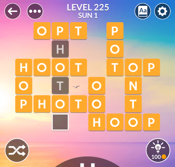 Wordscapes level 225