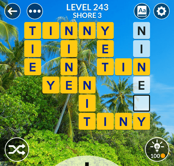 Wordscapes level 243