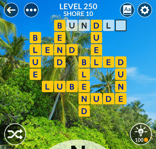 Wordscapes level 250