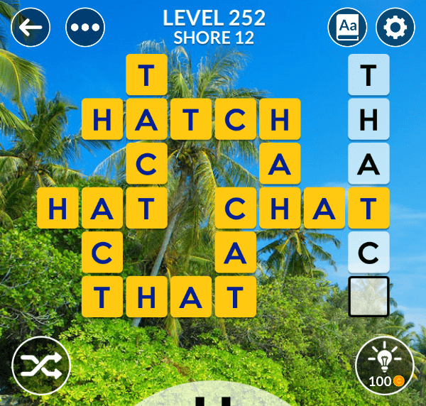 Wordscapes level 252