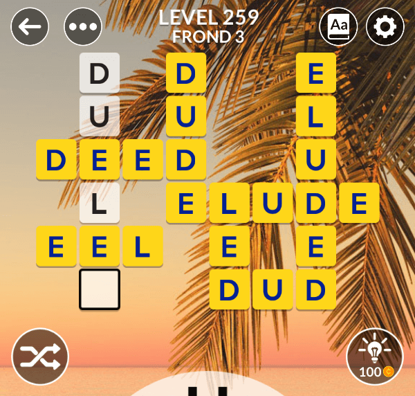 Wordscapes level 259
