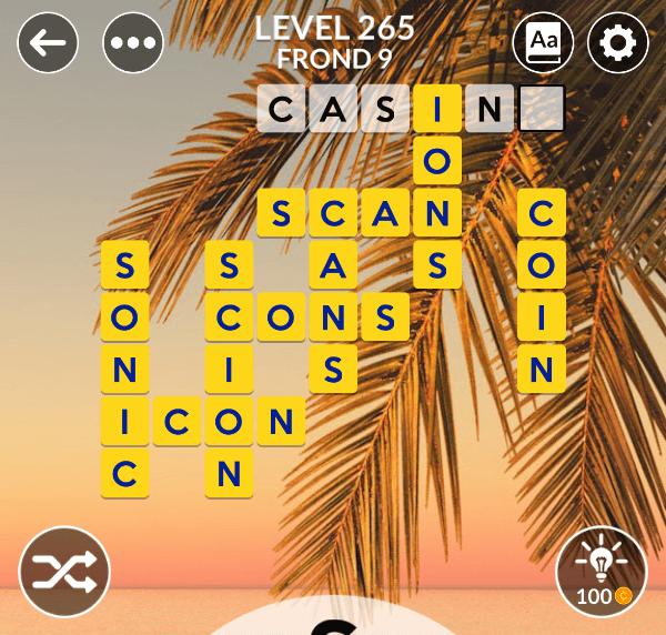 Wordscapes level 265