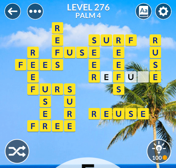 Wordscapes level 276