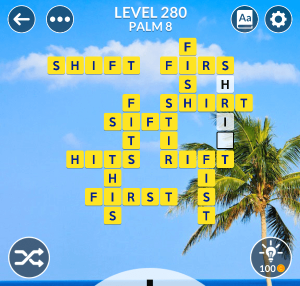 Wordscapes level 280