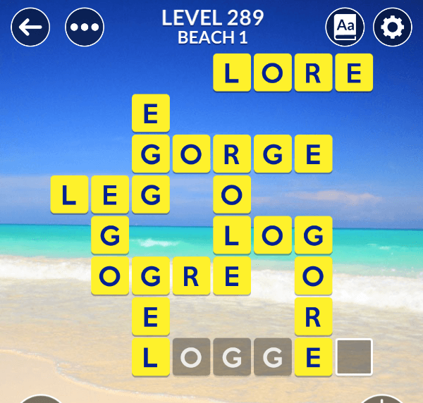 Wordscapes level 289