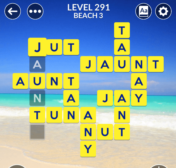 Wordscapes level 291