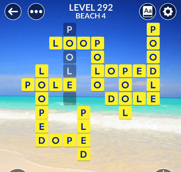 Wordscapes level 292