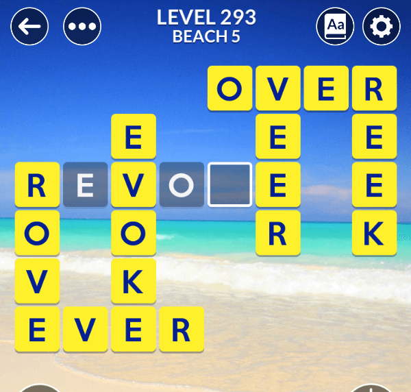 Wordscapes level 293