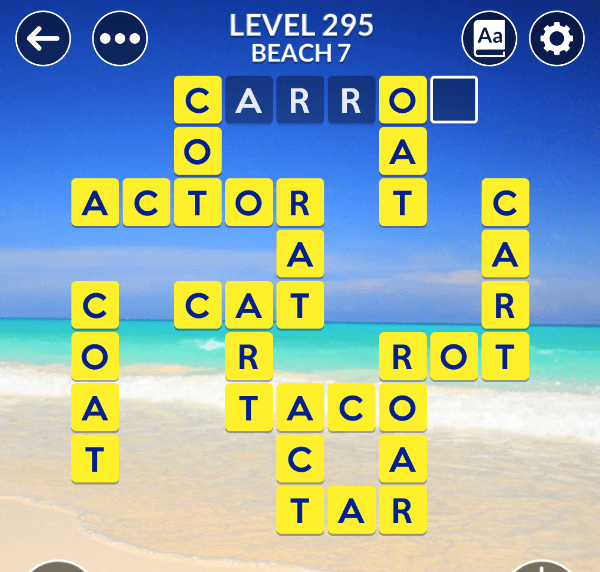 Wordscapes level 295