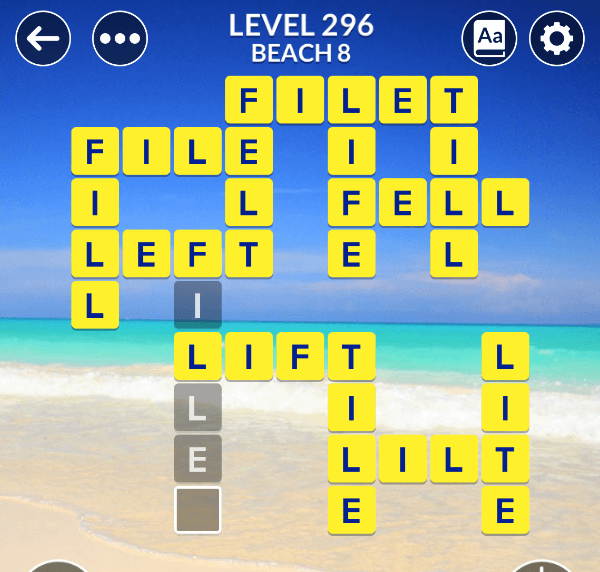 Wordscapes level 296
