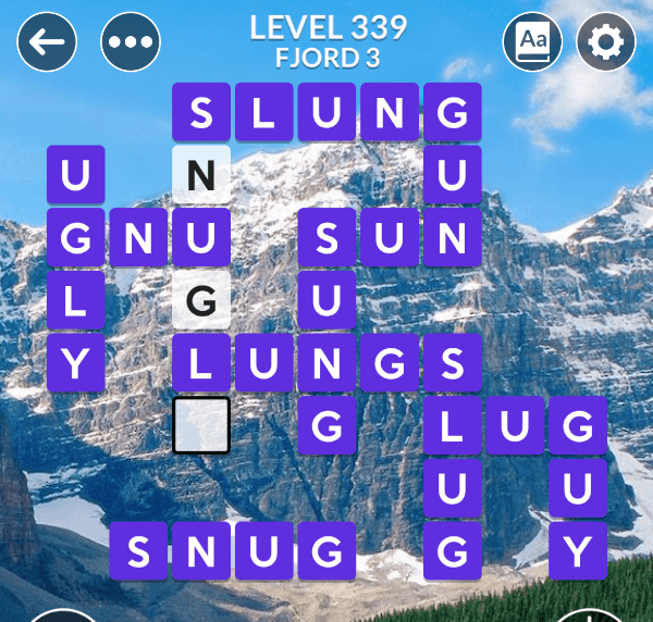 Wordscapes level 339