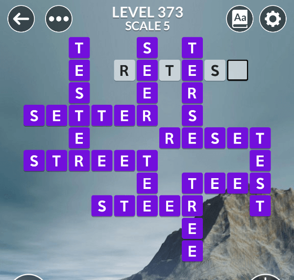 Wordscapes level 373