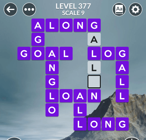 Wordscapes level 377