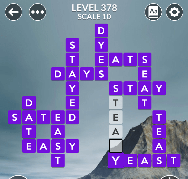 Wordscapes level 378