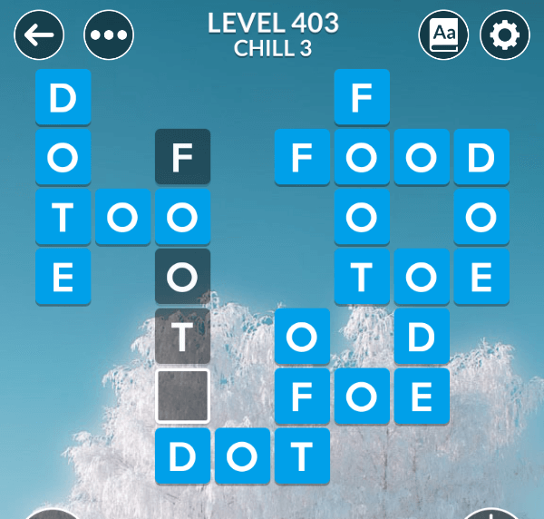 Wordscapes level 403