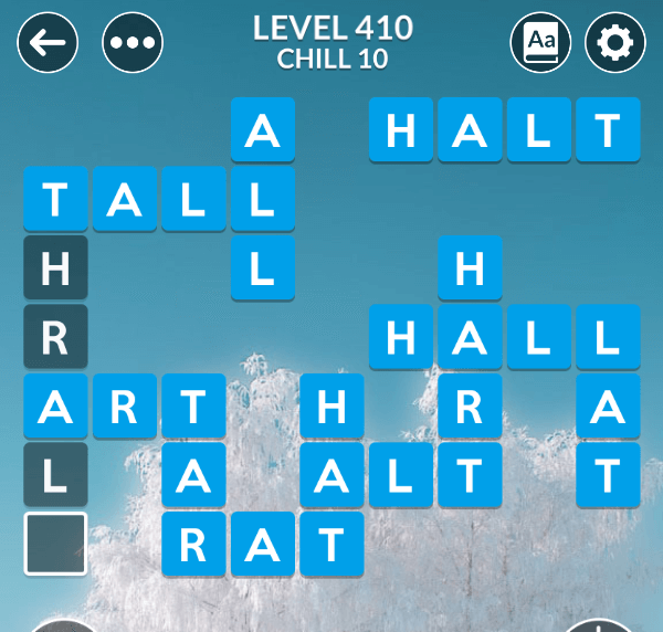 Wordscapes level 410