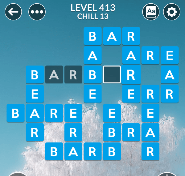 Wordscapes level 413