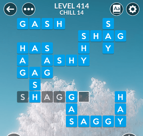 Wordscapes level 414