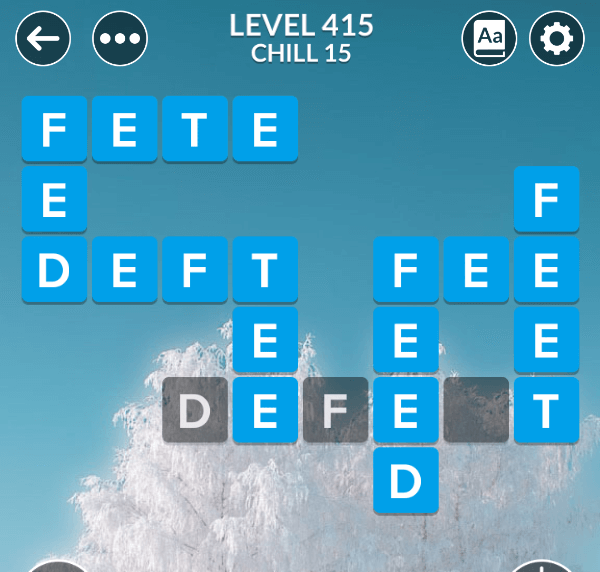 Wordscapes level 415