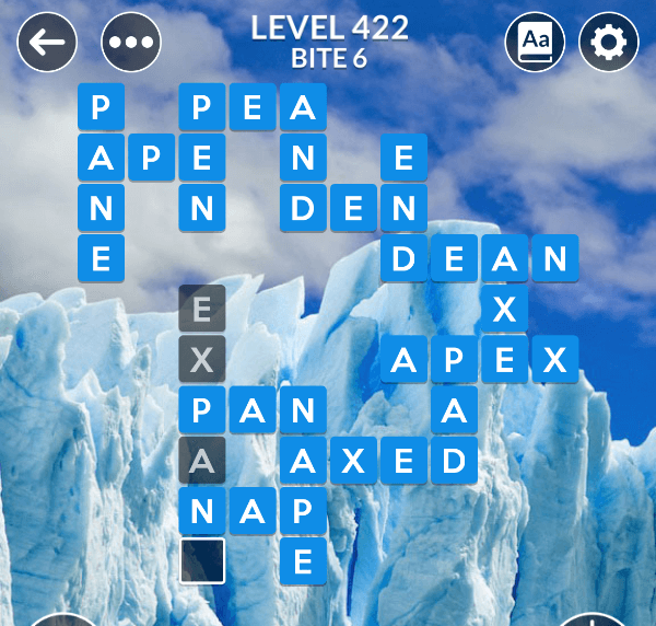 Wordscapes level 422
