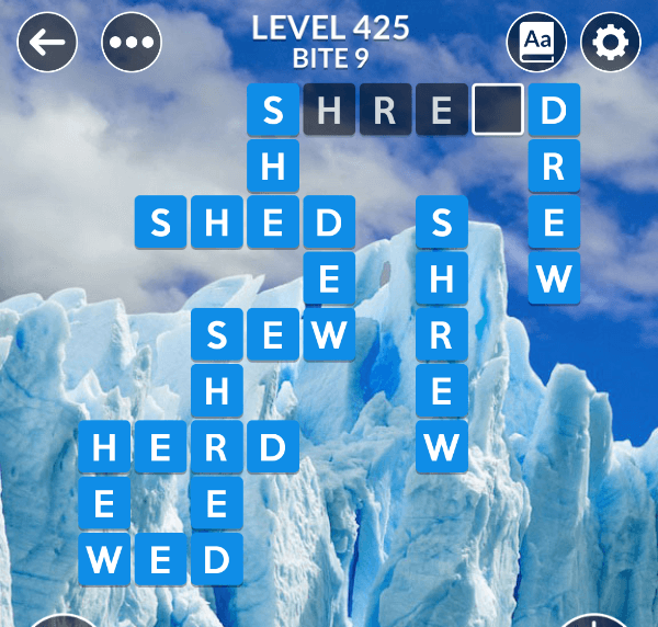 Wordscapes level 425