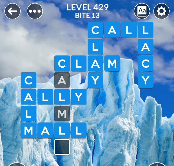 Wordscapes level 429