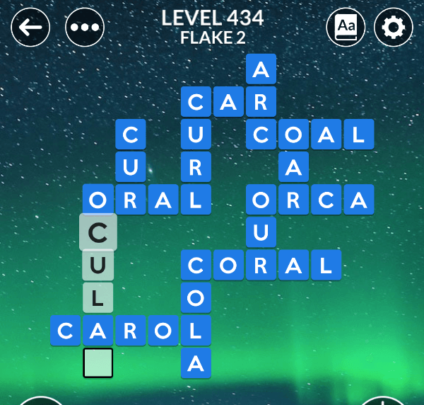 Wordscapes level 434