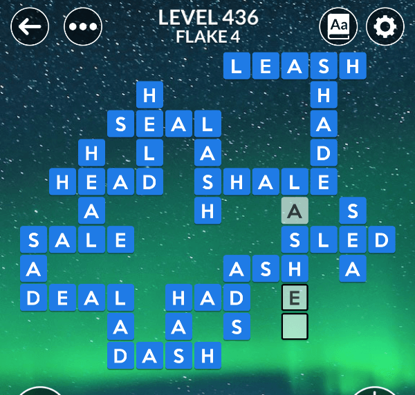 Wordscapes level 436