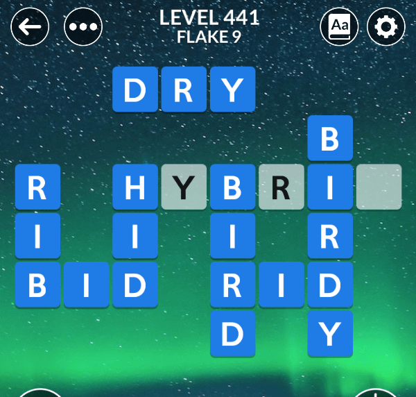 Wordscapes level 441