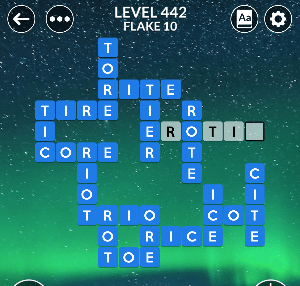 Wordscapes level 442