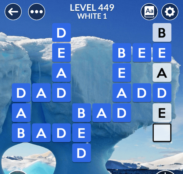 Wordscapes level 449