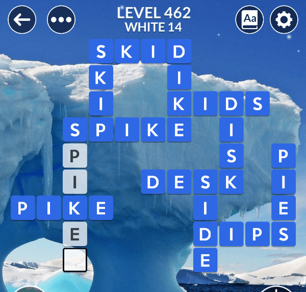 Wordscapes level 462