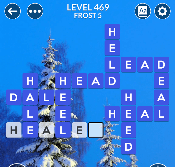 Wordscapes level 469