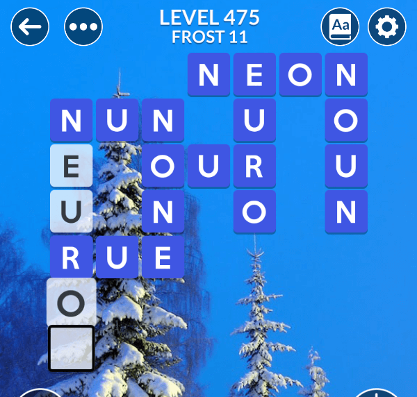 Wordscapes level 475