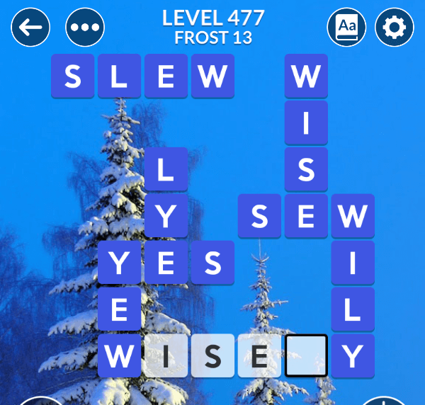 Wordscapes level 477