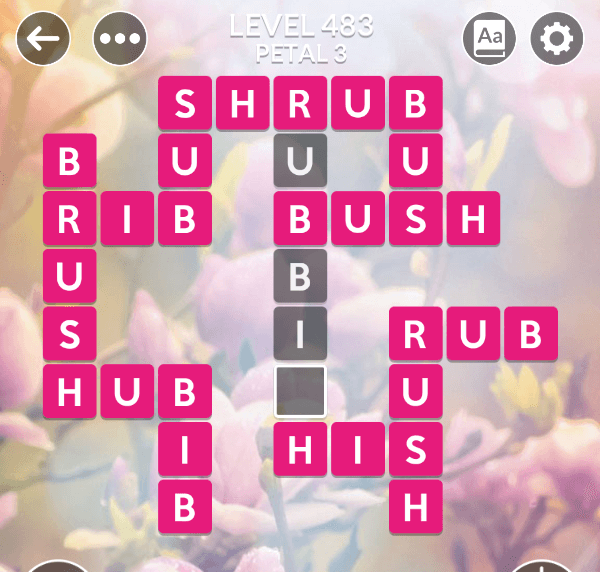 Wordscapes level 483